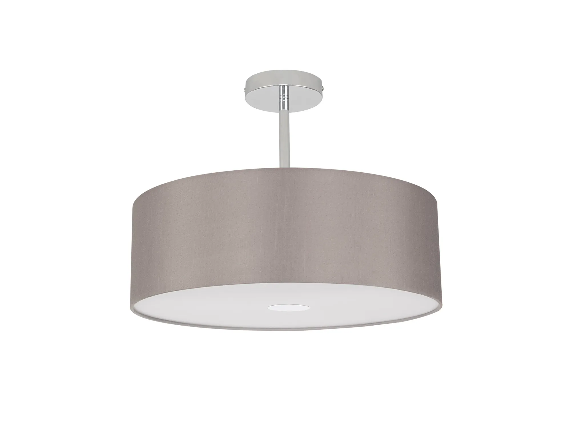 Universal 40cm Frosted Acrylic Diffuser Chrome Centre White D0319  Deco Universal